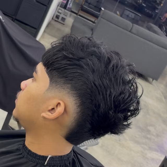 Fade with textured top